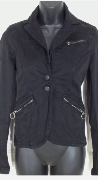 Sanctuary Anthropologie Black Jacket XXS - Picture 7 of 7